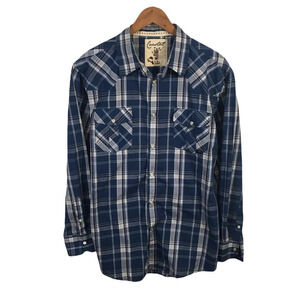 BF700 COASTAL Western Pearl Button Snap Cowboy Shirt XL